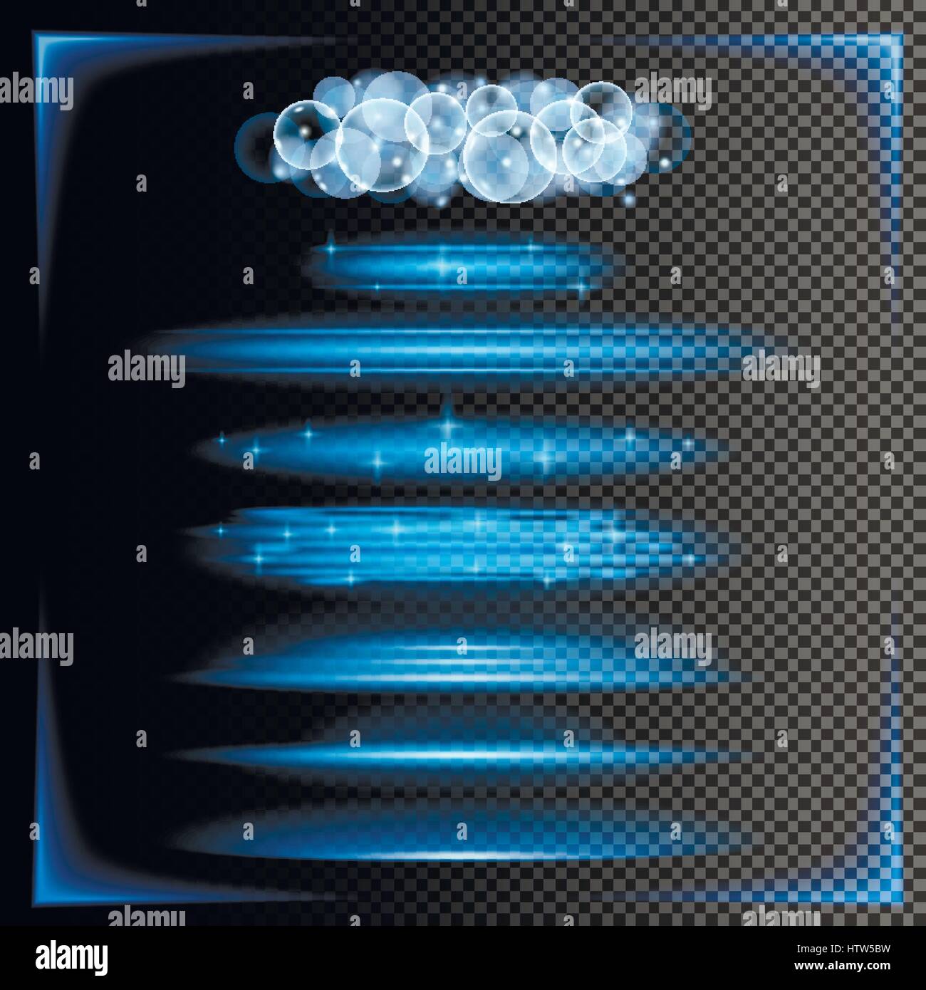 Abstract lights lines and frames Stock Vector Image & Art - Alamy