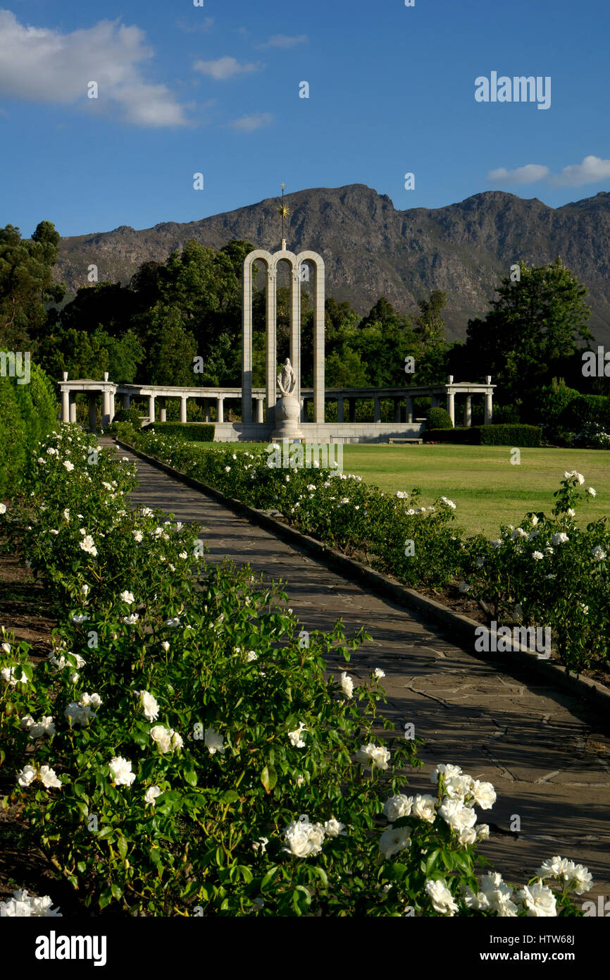Huguenot Memorial,Franschhoek,Western Cape,South Africa Stock Photo