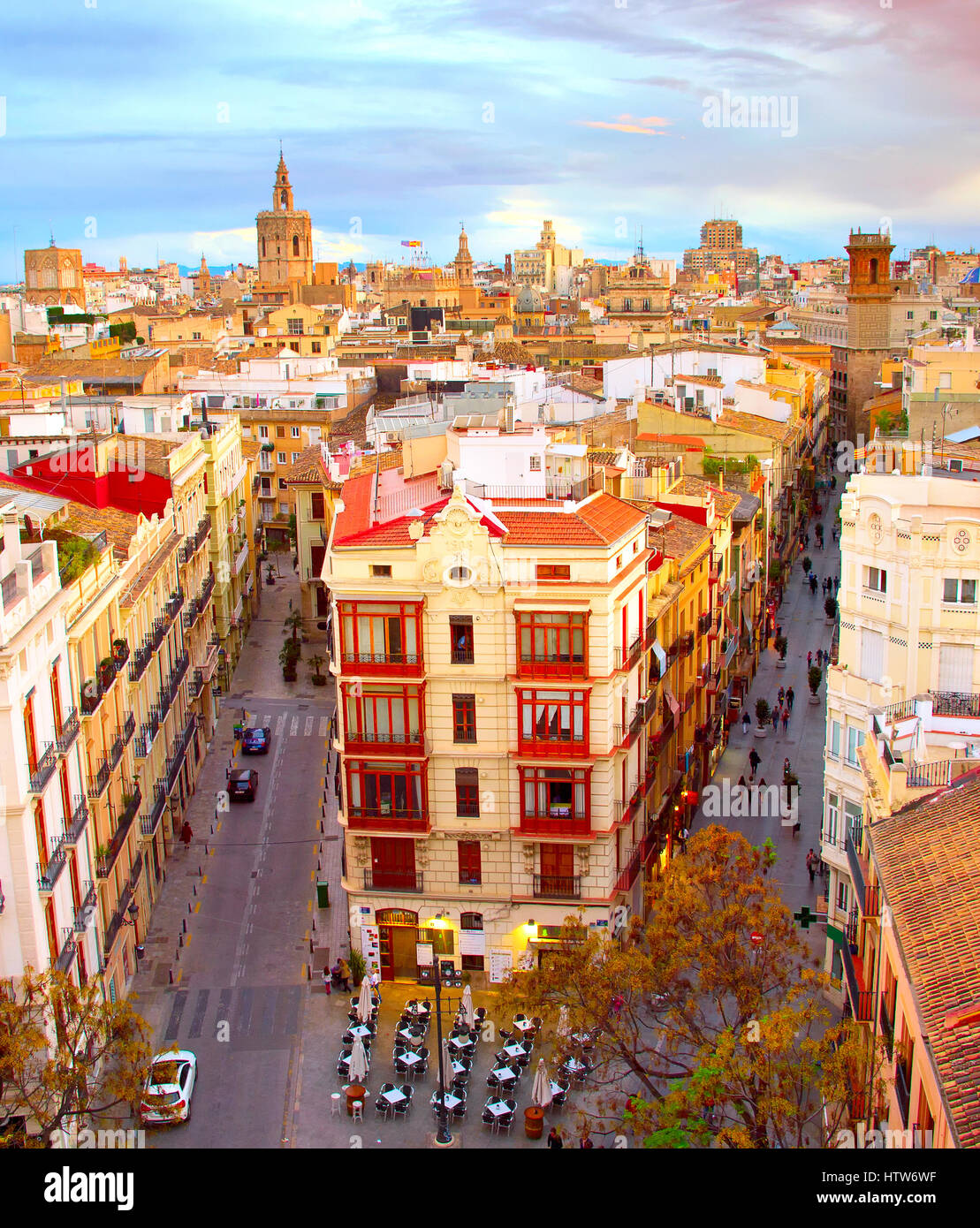 view-of-valencia-old-town-at-twilight-spain-stock-photo-alamy