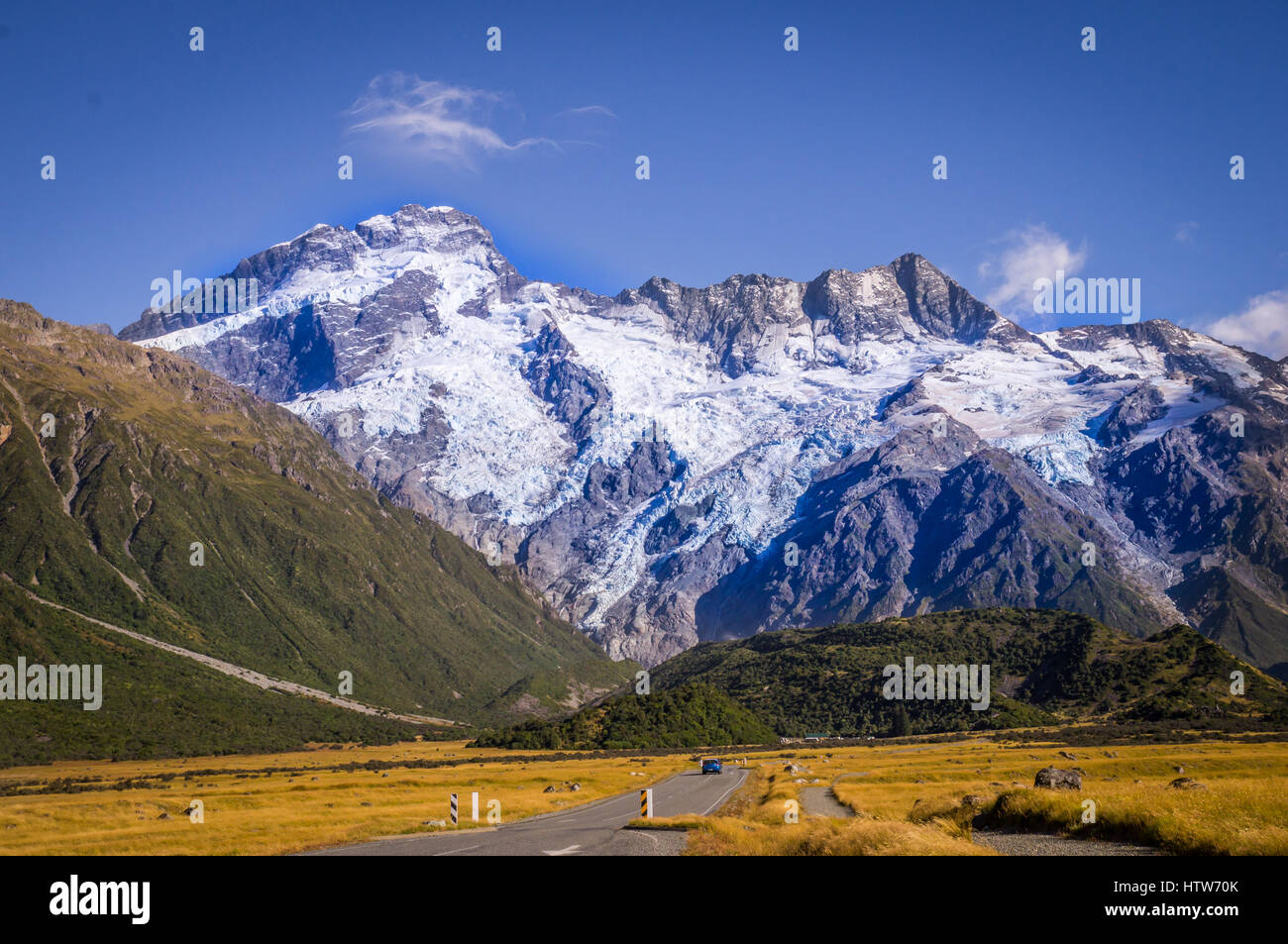 Mount Cook, New Zealand Stock Photo