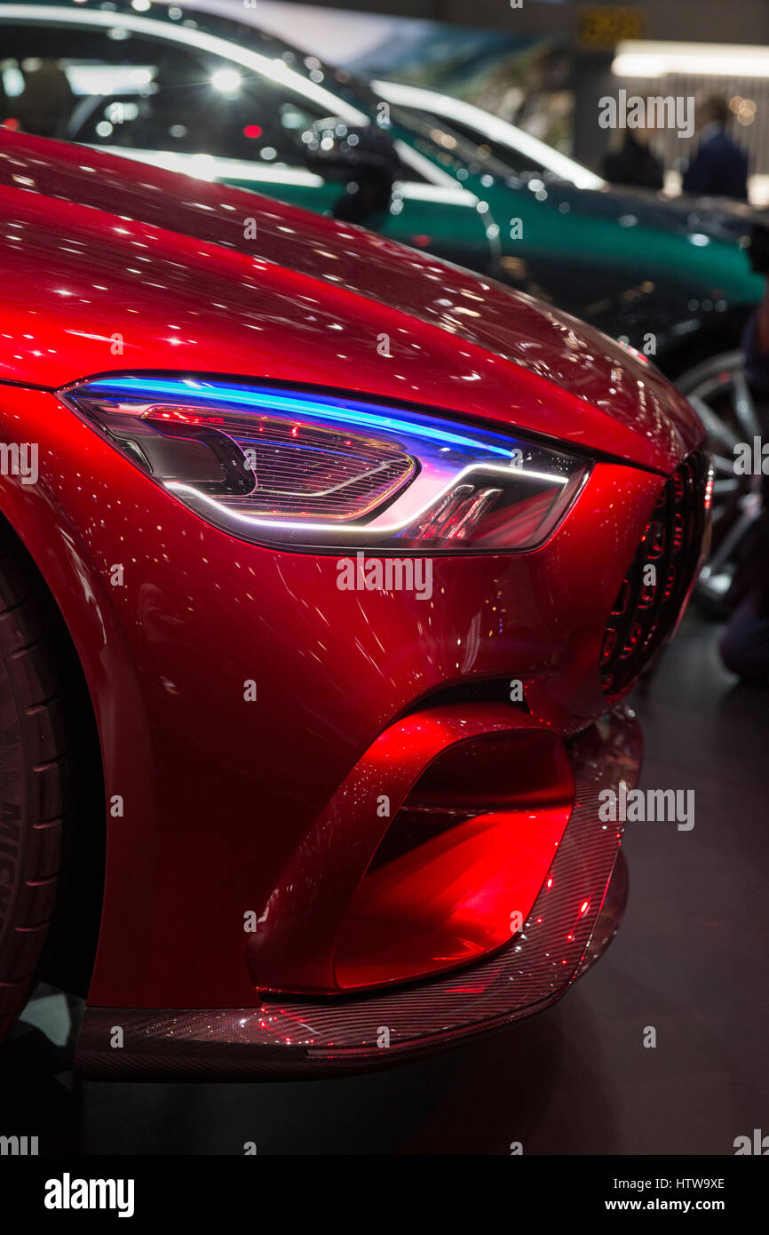 Mercedes AMG GT concept at the 87th International Geneva Motor Show Stock Photo