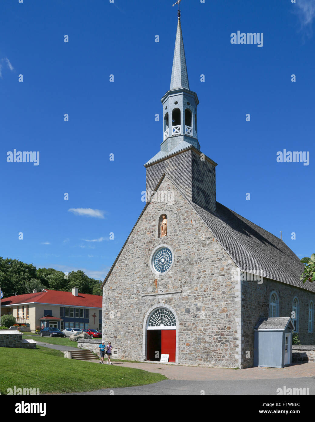 Church of St. Francis de Sales, Île d’Orléans Stock Photo Alamy
