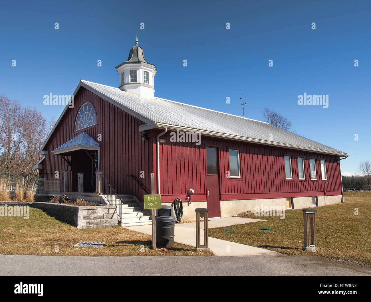 Kingston, Ontario, Canada, March 8,2017. MacLachlan Woodworking Museum, closed for the winter season Stock Photo
