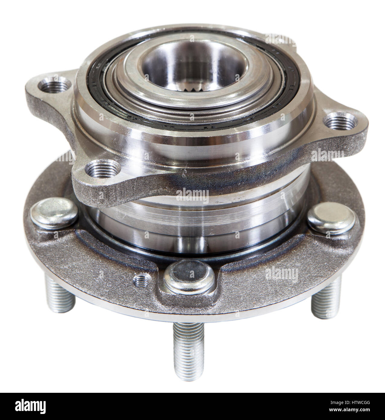 New axle hub unit for front or rear wheel of car, isolated on white background Stock Photo Alamy