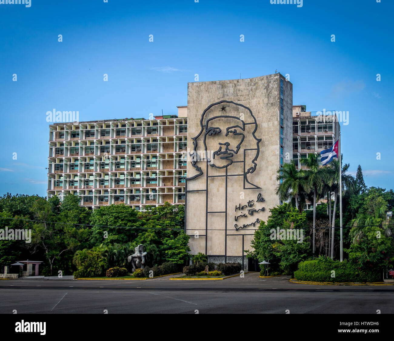Ministry of the Interior in the Plaza de la Revolucion - Havana,  Cuba Stock Photo
