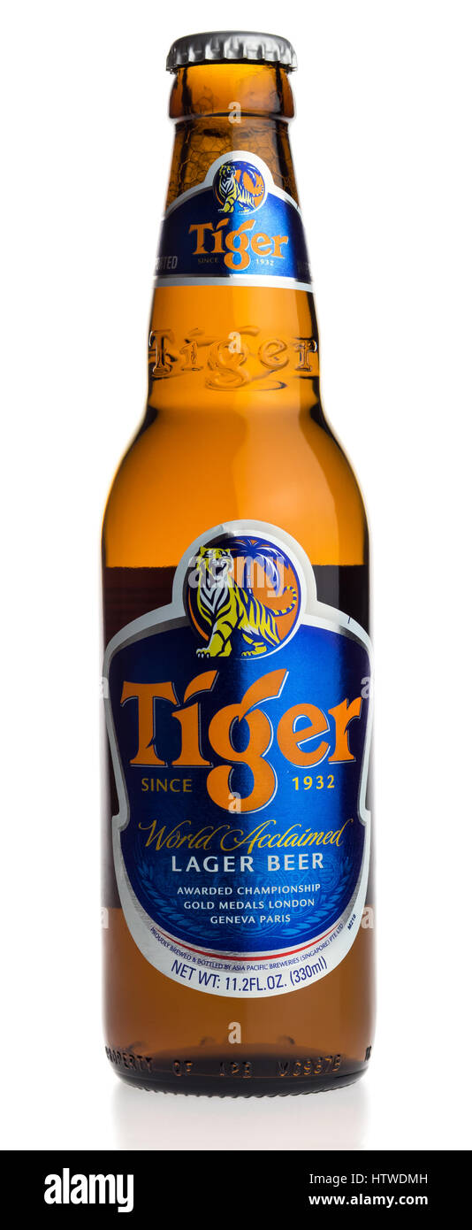 Tiger brand beer hi-res stock photography and images - Alamy