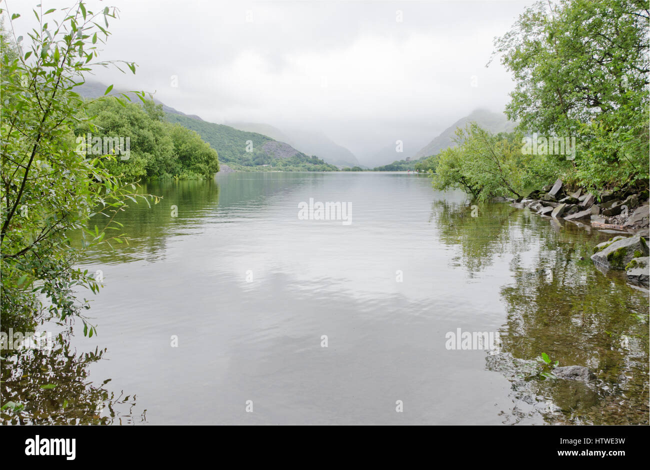 Llyn Padarn, Llanberis, North Wales Stock Photo Alamy
