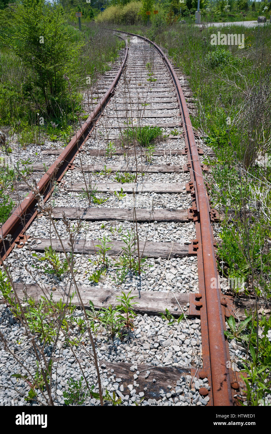 Abandoned railroad tracks hires stock photography and images Alamy