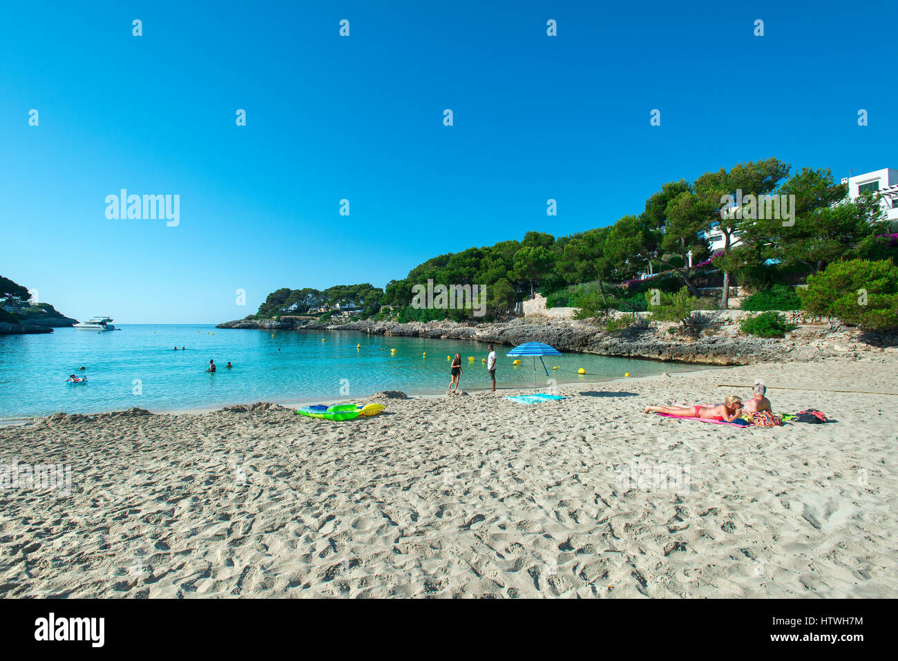 Cala Gran, Cala D'Or, Mallorca, Baleares, Spain Stock Photo - Alamy