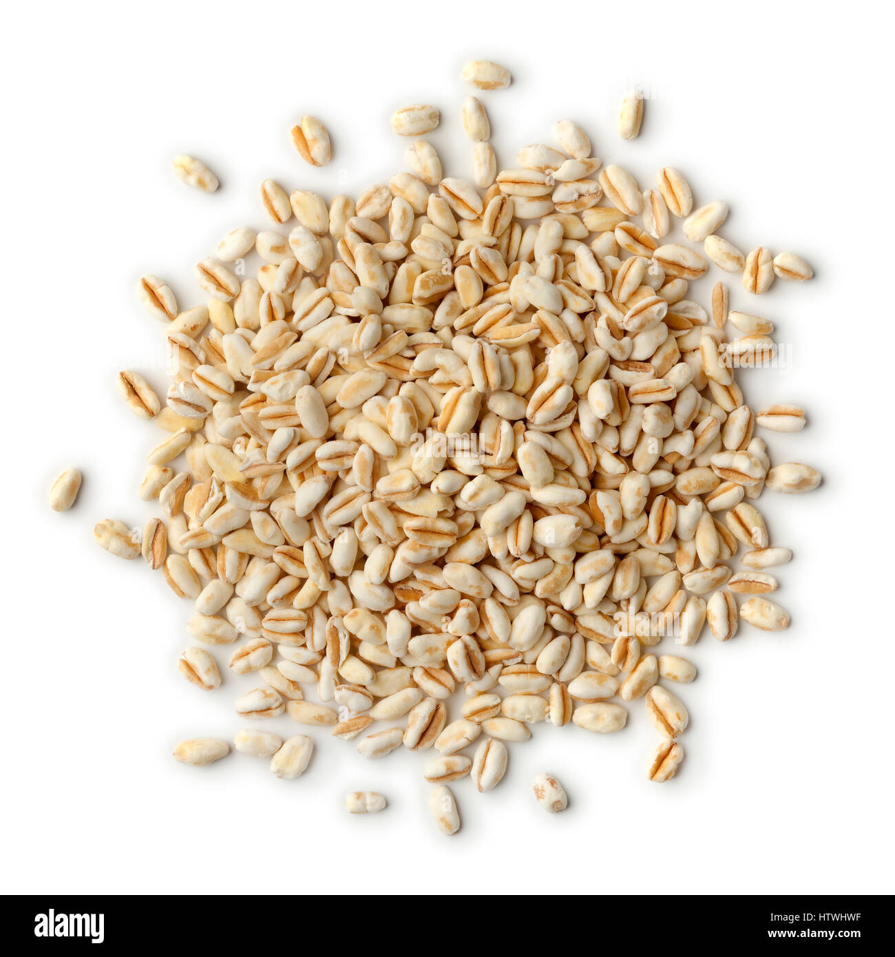 Heap of ebly seeds on the background Stock Photo