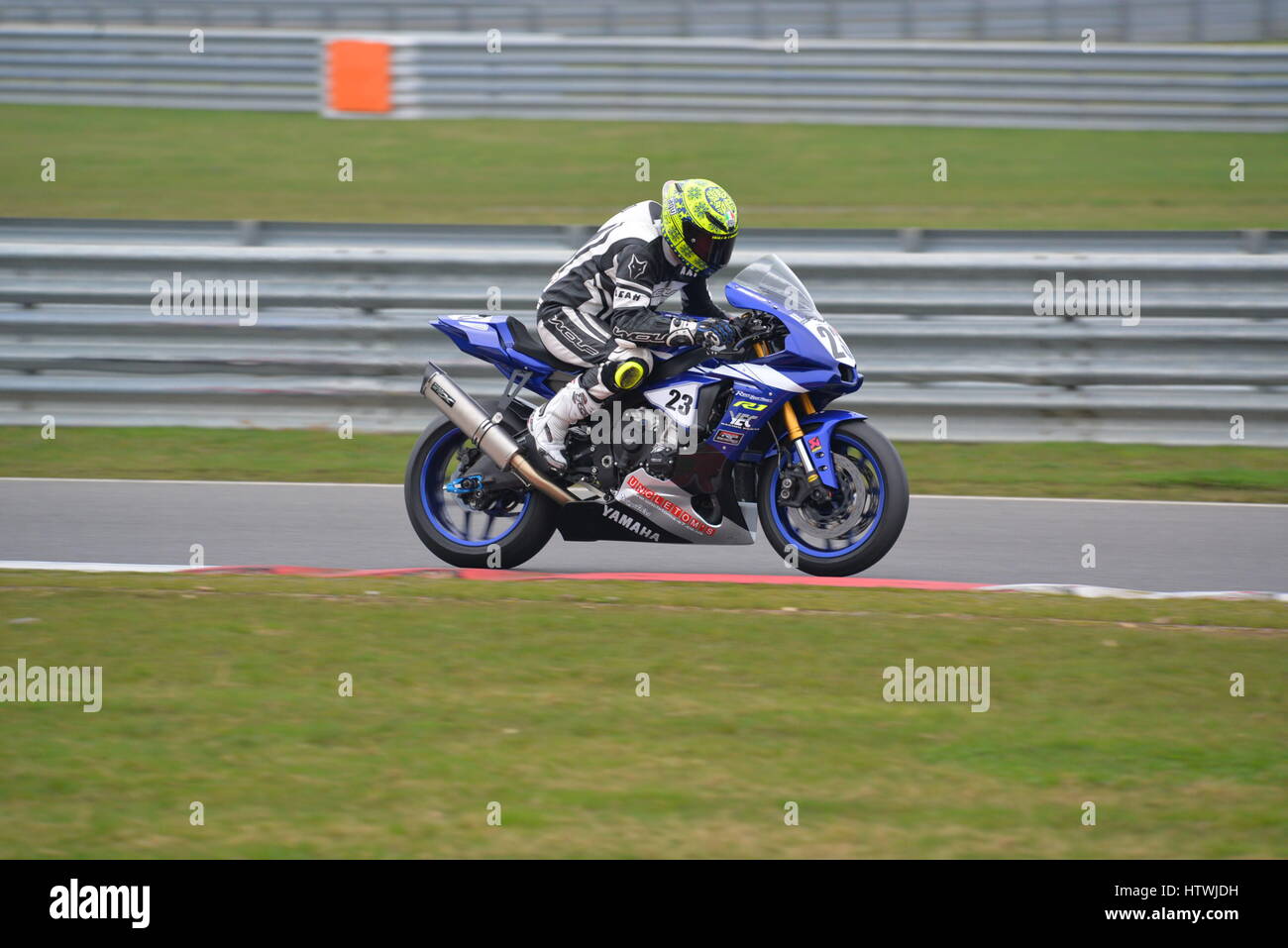 No Limits motorbike track day Stock Photo