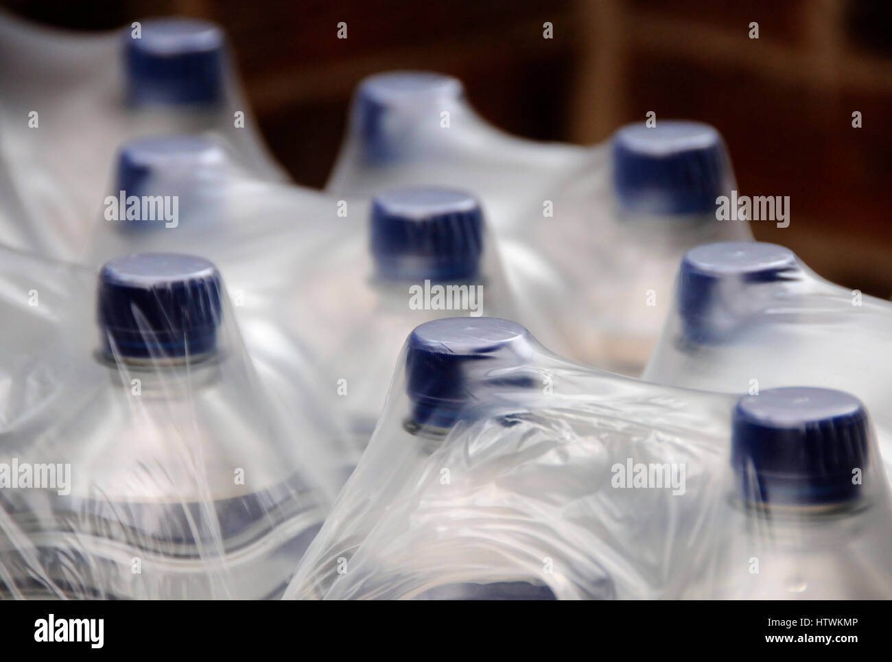 bottled water Stock Photo