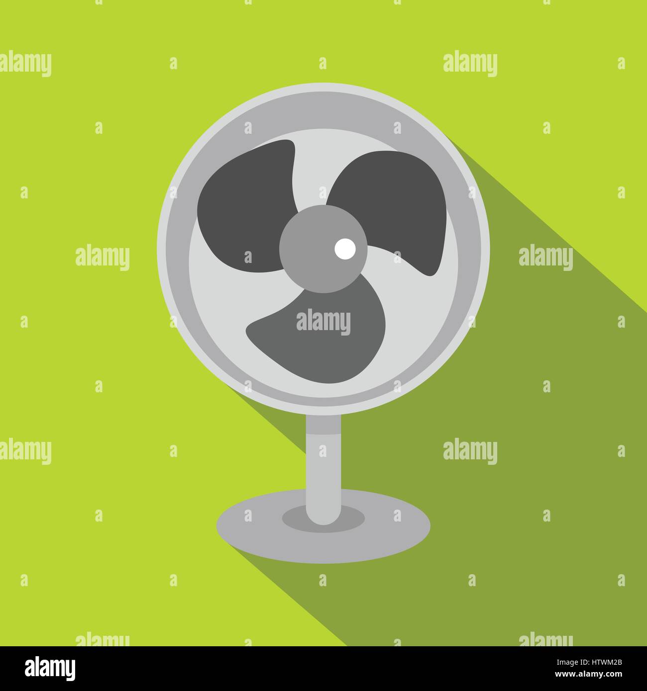 Retro electric fan icon, flat style Stock Vector Image & Art - Alamy