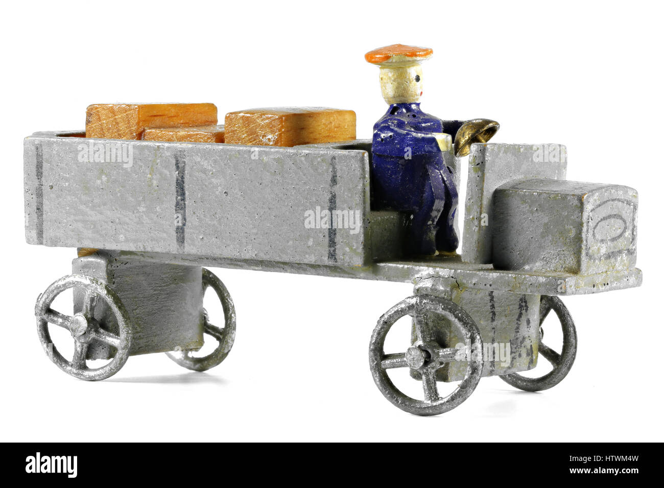 truck, pre-war made in the famous village of Seiffen (Ore Mountains/ Germany) Stock Photo