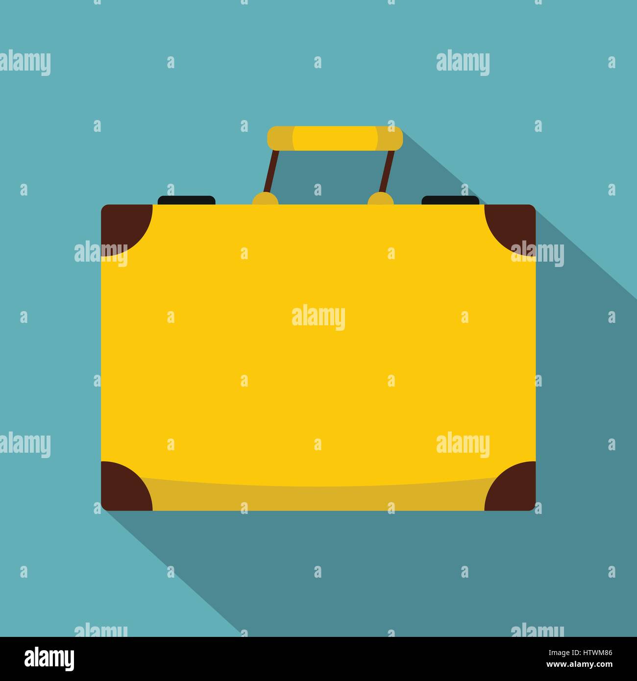Travel bag icon, flat style Stock Vector Image & Art - Alamy