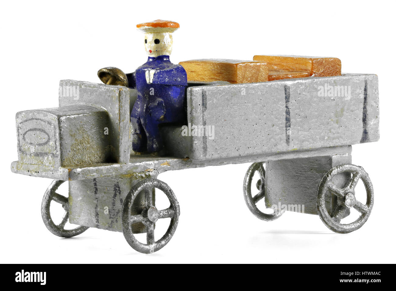 truck, pre-war made in the famous village of Seiffen (Ore Mountains/ Germany) Stock Photo