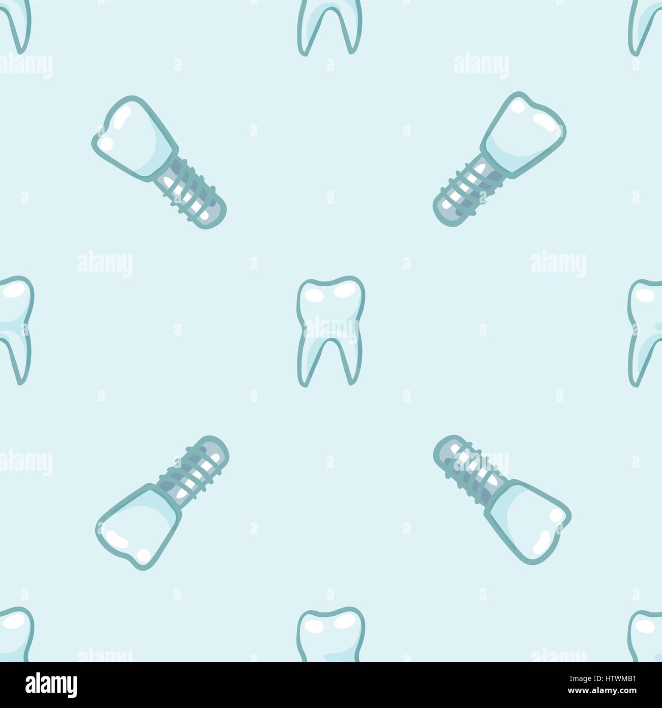 White teeth on blue background. Vector Stock Vector Image & Art - Alamy