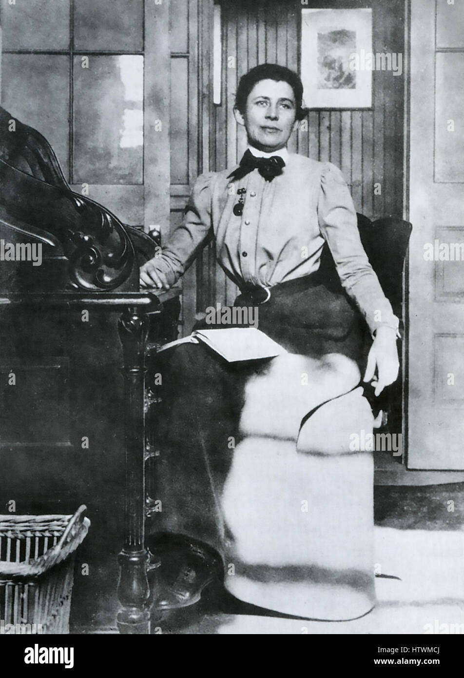 IDA TARBELL (1857-1944) American invesitgative journalist Stock Photo ...