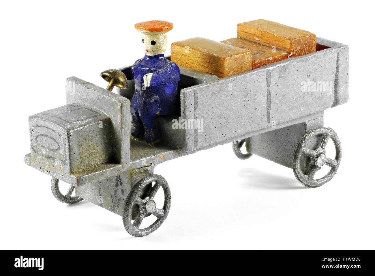 truck, pre-war made in the famous village of Seiffen (Ore Mountains/ Germany) Stock Photo