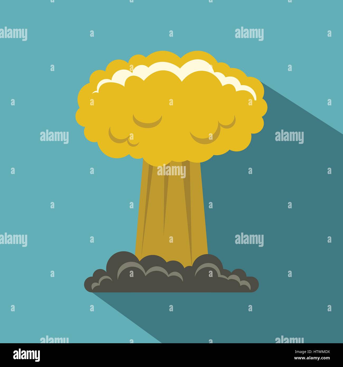 Atomic bomb mushroom hiroshima Stock Vector Images - Alamy