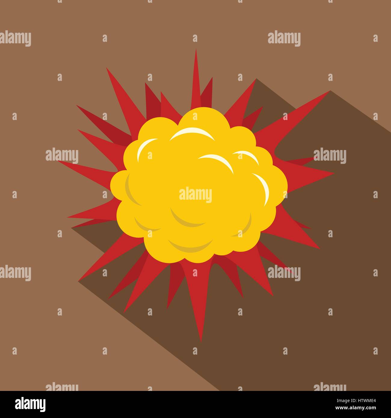 Terrible explosion Stock Vector Images - Alamy