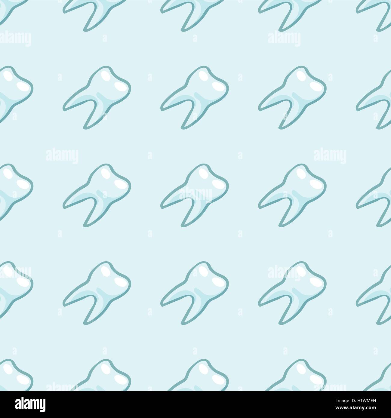 White teeth on blue background. Vector Stock Vector Image & Art - Alamy