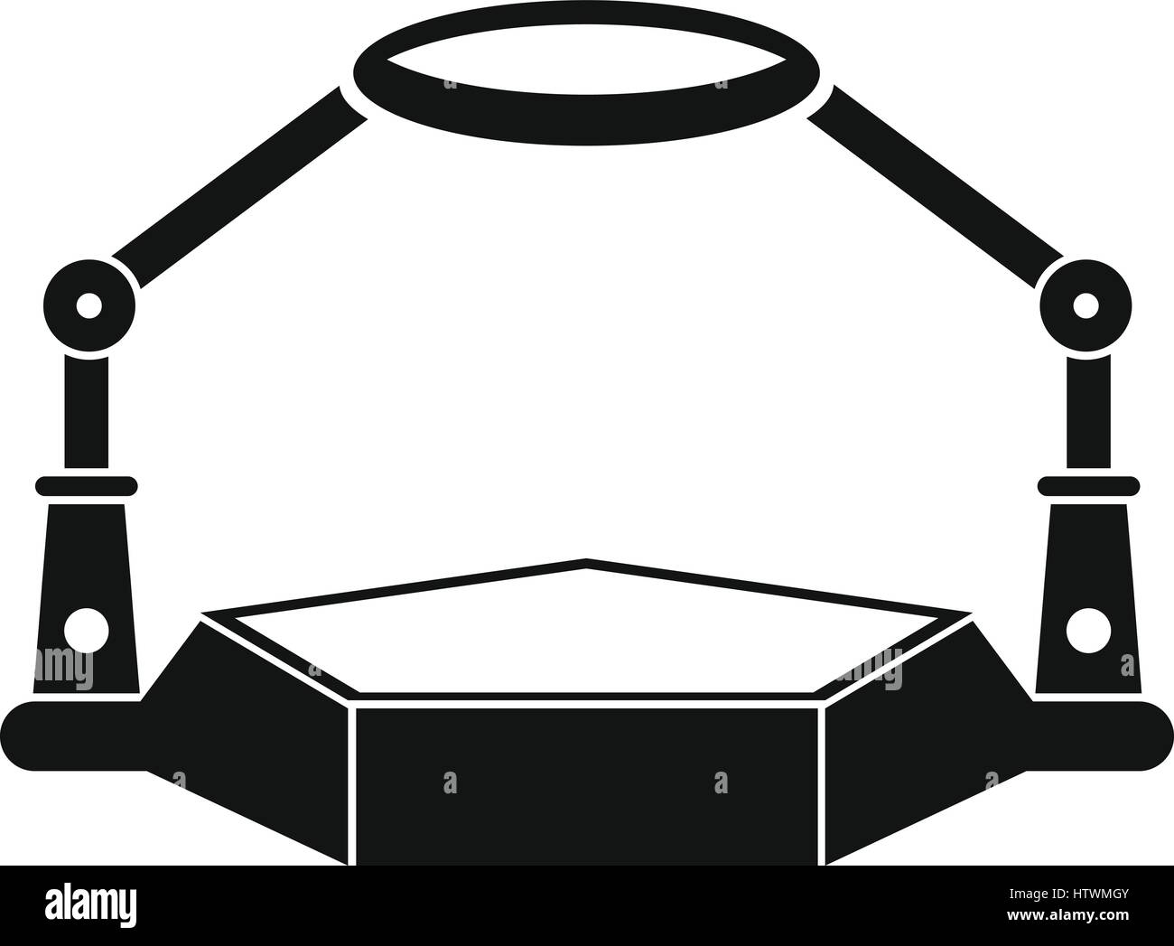 Table magnify icon, simple style Stock Vector Image & Art - Alamy