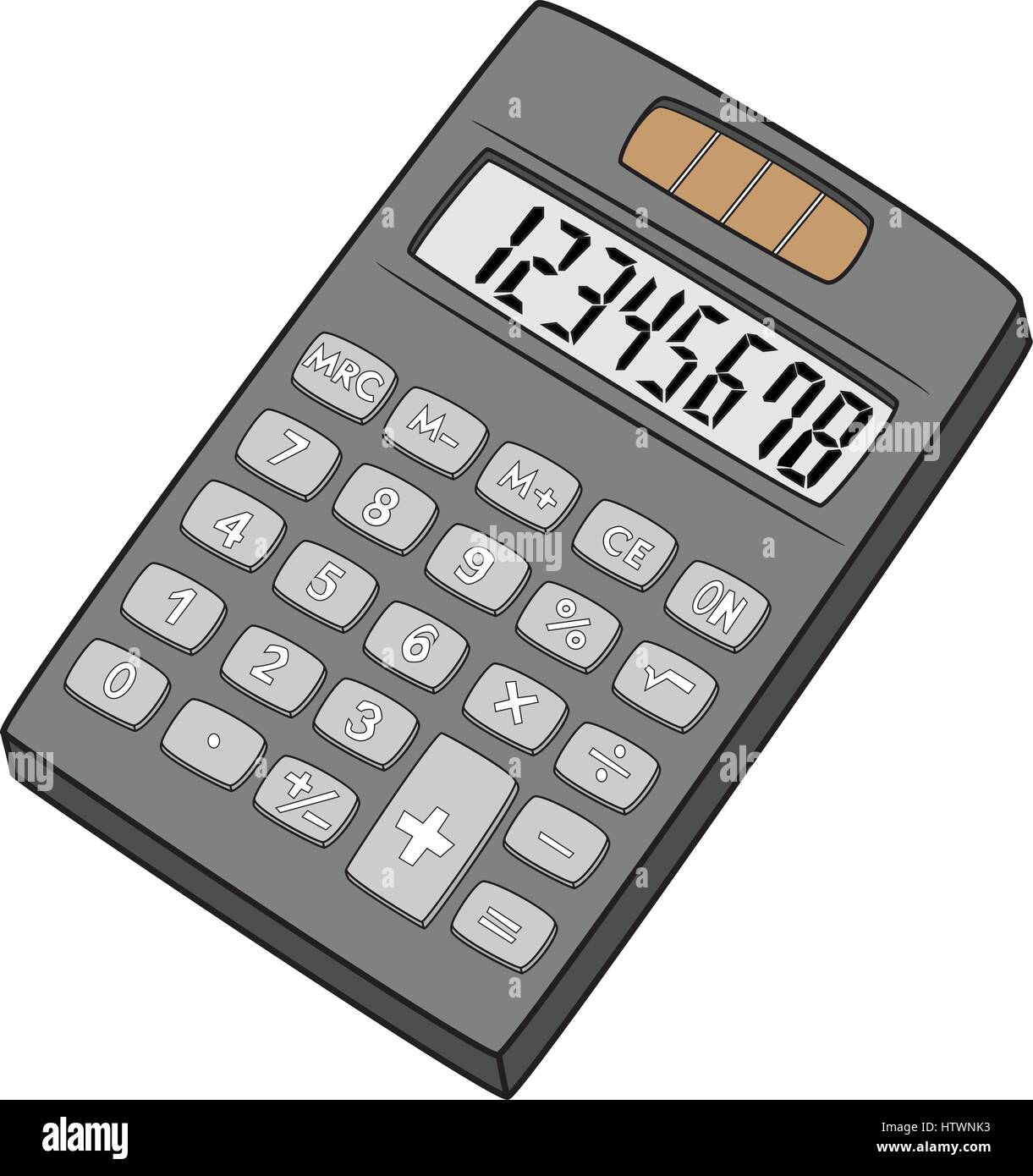 Calculator cartoon hi-res stock photography and images - Alamy