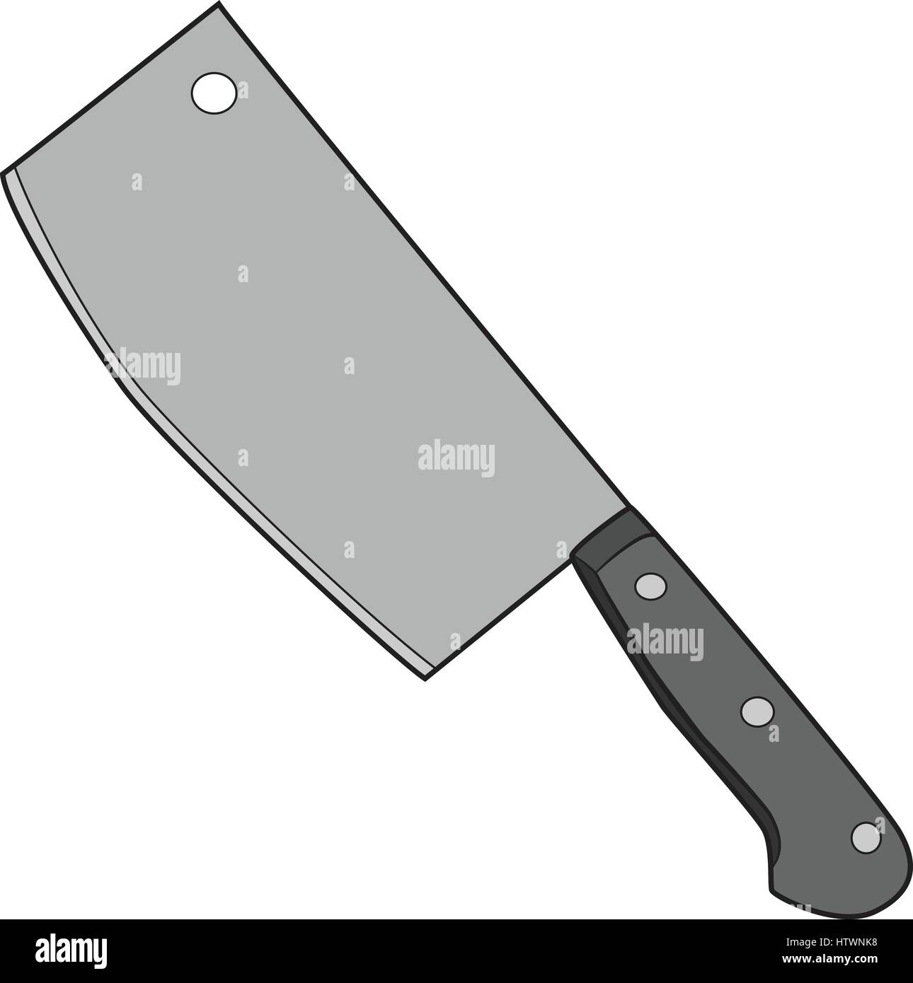 Illustration of Isolated Butcher Knife Cartoon Drawing. Vector EPS 8 Stock  Vector Image & Art - Alamy