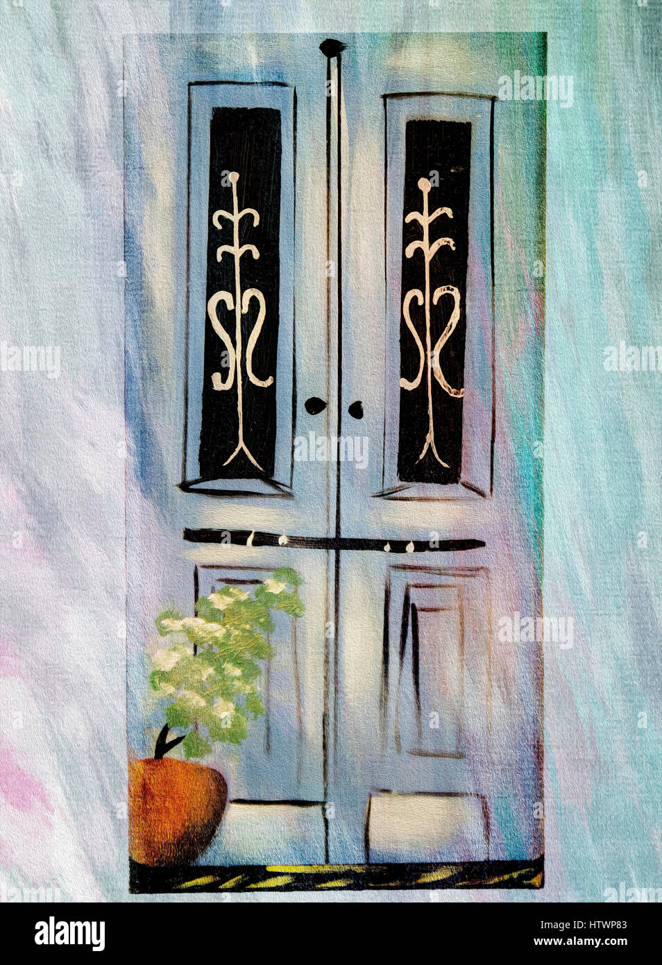 Decorative painted doors hires stock photography and images Alamy