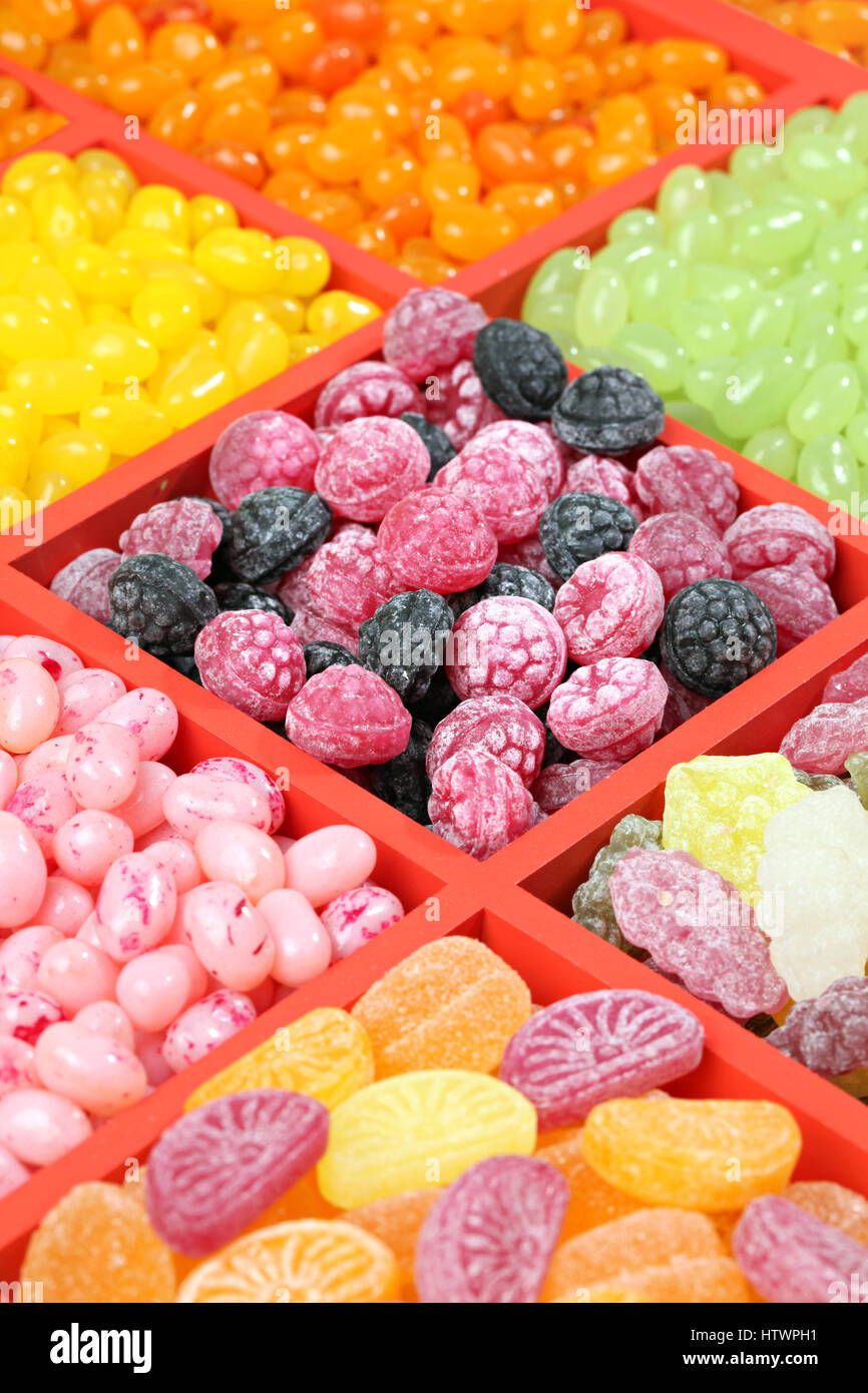 Colorful sweets background. Stock Photo