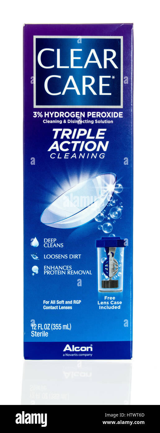 Winneconne, WI 5 March 2017 Box of Clear Care eye contact solution