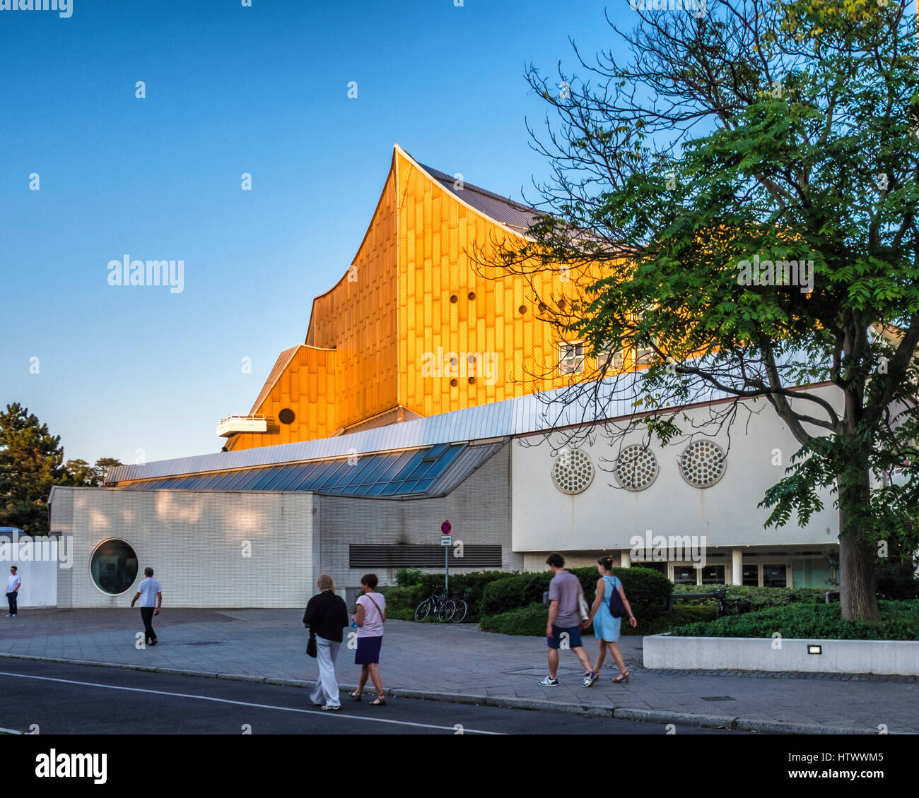 Berliner Philharmonie,Berlin Philharmonic Concert Hall designed by Hans