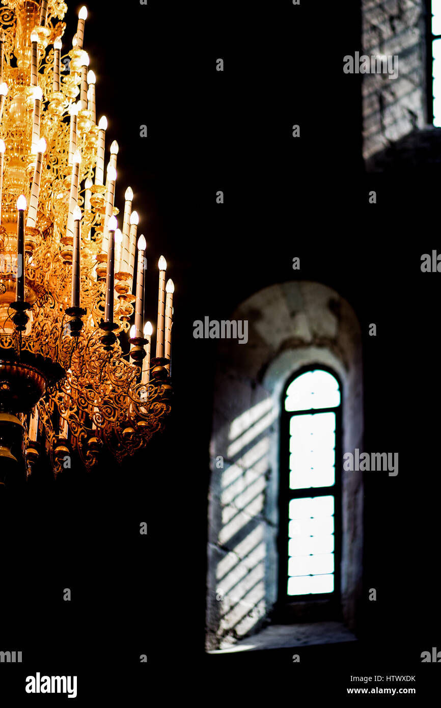 Richly ornamented orthodox churches in The Cradle of caucasian