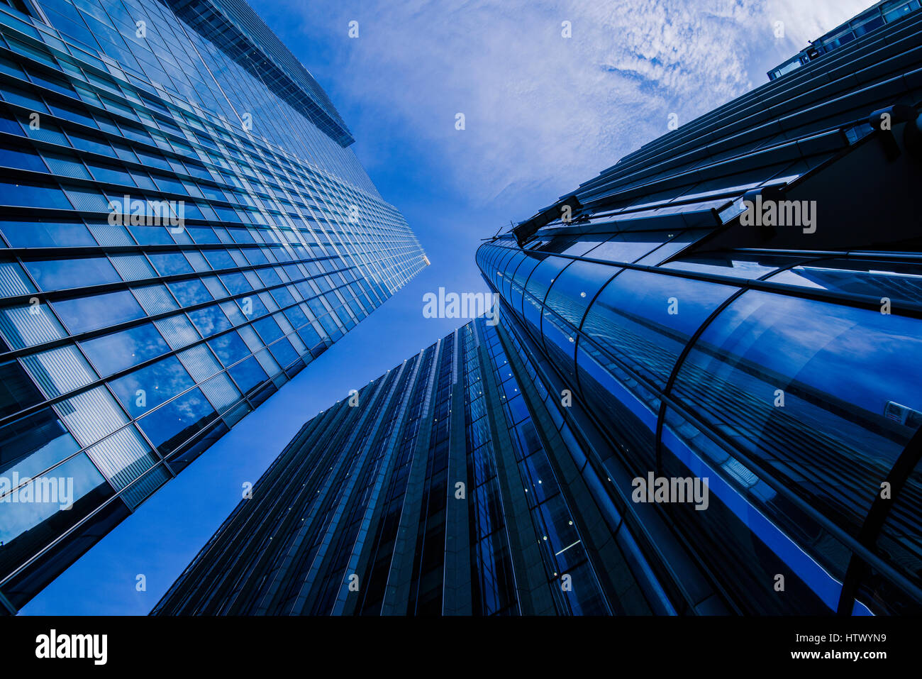 Business area with skyscrapers and modern buildings Stock Photo - Alamy