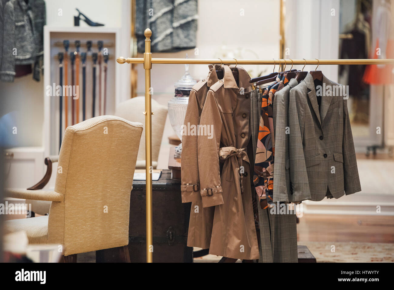 Women clothes in a shop in London Stock Photo - Alamy
