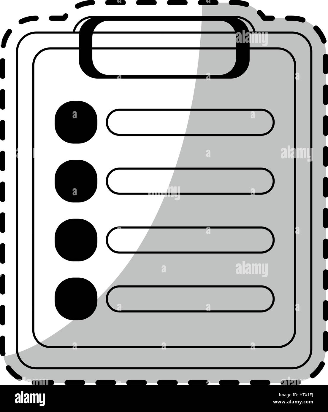 clipboard with paper icon image Stock Vector Image & Art - Alamy