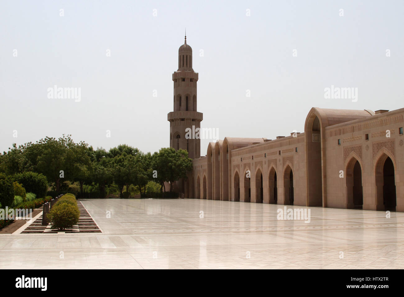 The Sultan Qaboos Grand Mosque in Muscat, Oman Stock Photo