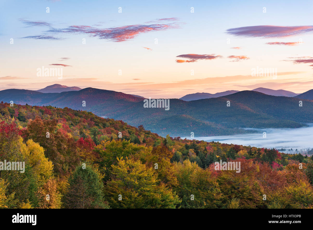Overlook on Bear Notch Road, Crawford Notch area, White Mountain Nation