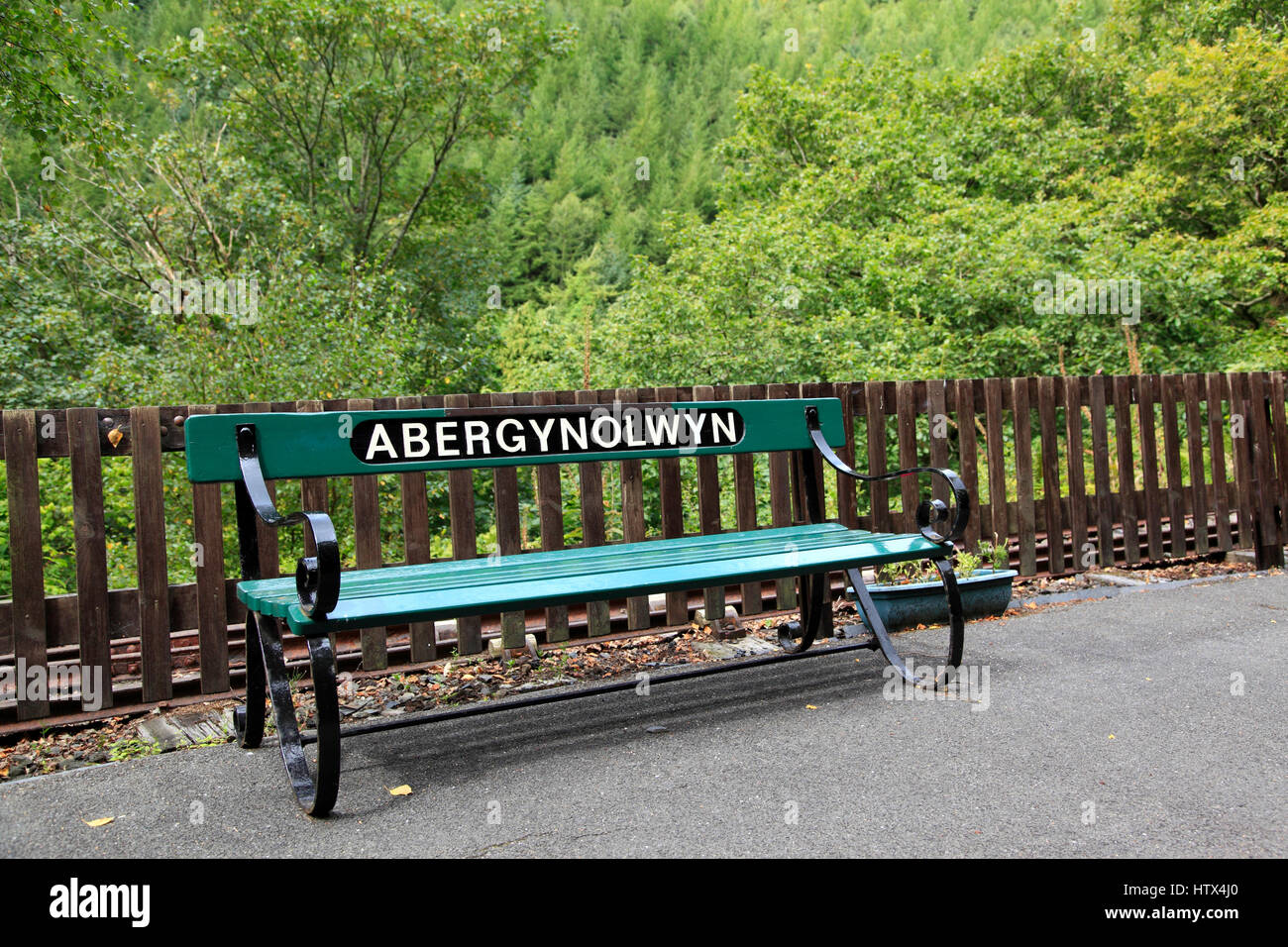 Abergynolwyn Station, Talyllyn Railway, Wales, Europe Stock Photo