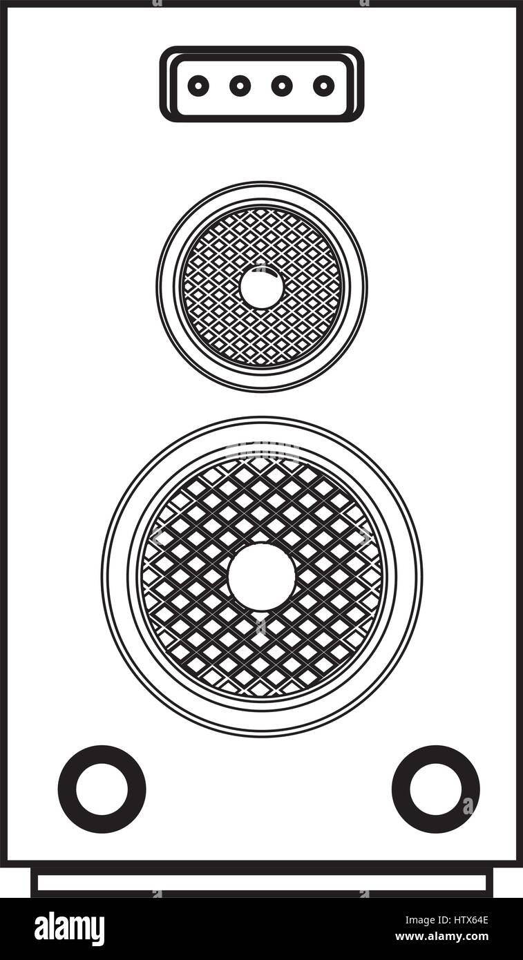 speaker sound device icon Stock Vector Image & Art - Alamy