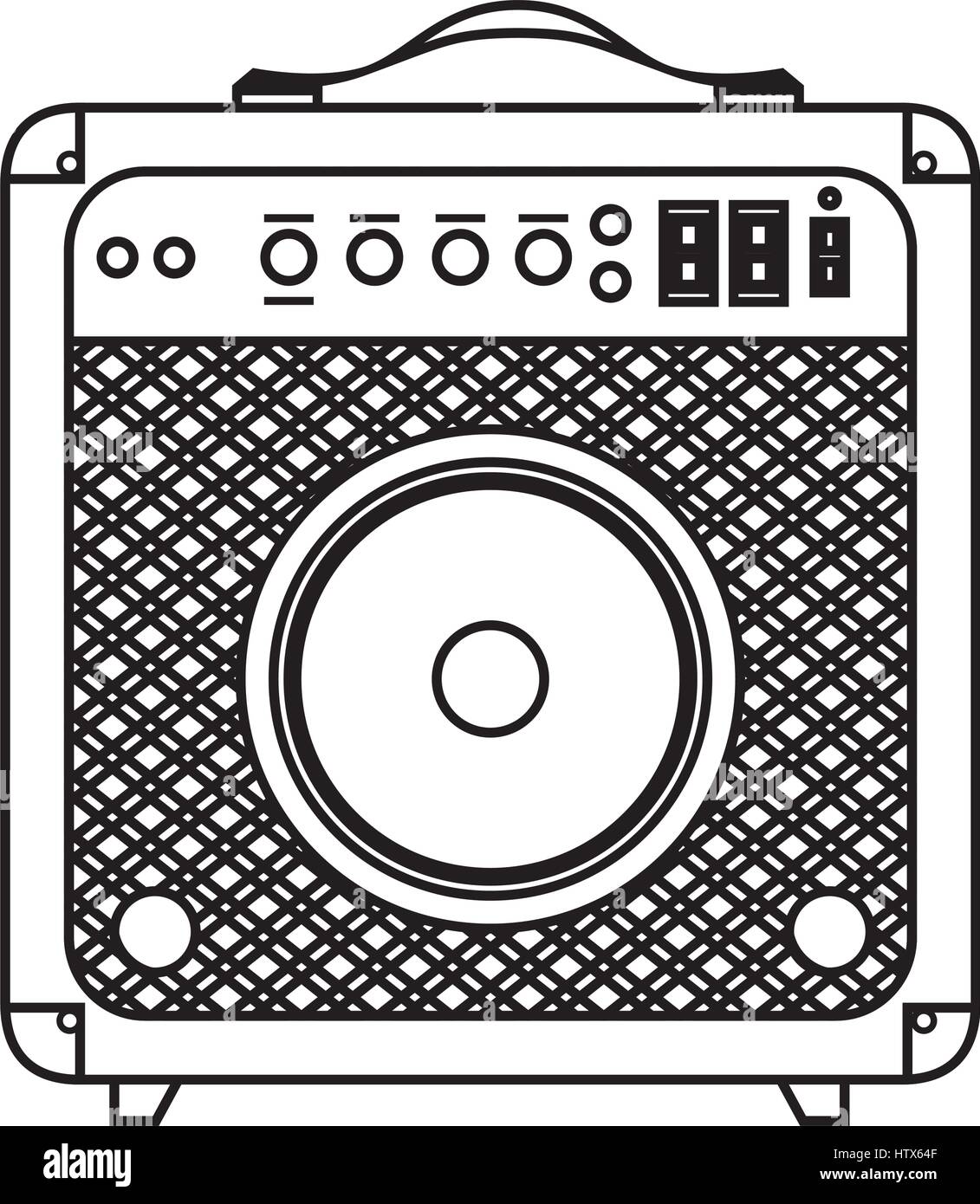 speaker sound device icon Stock Vector Image & Art - Alamy
