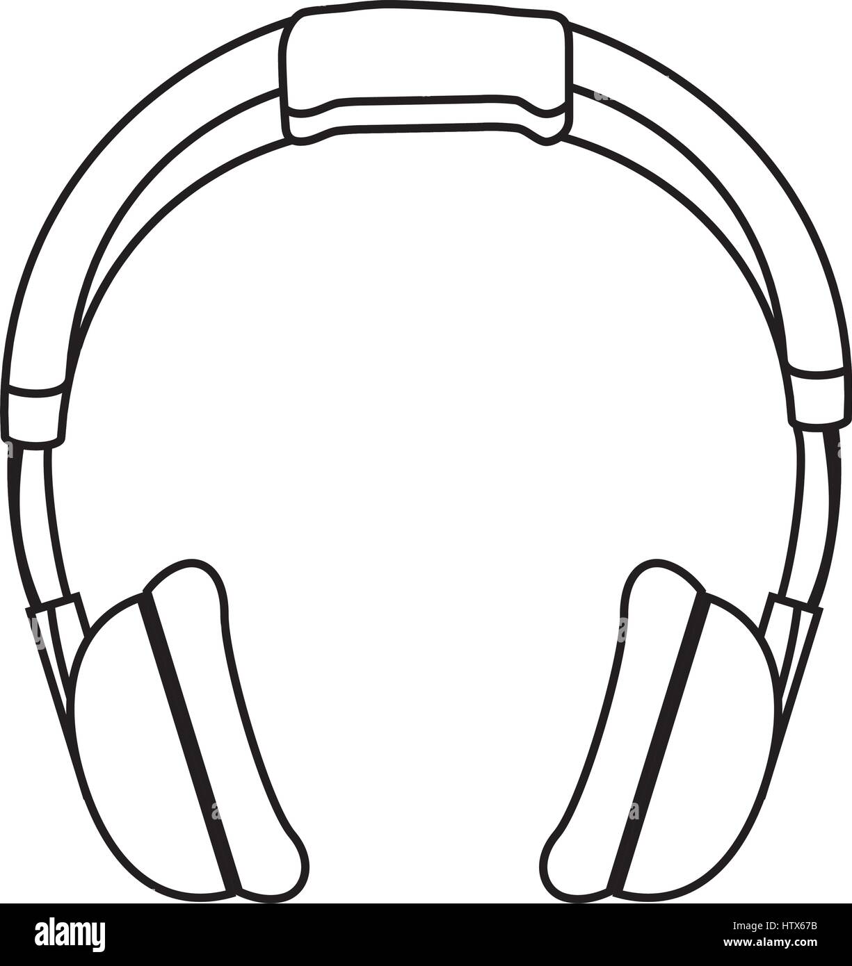 headphone music device icon Stock Vector Image & Art - Alamy