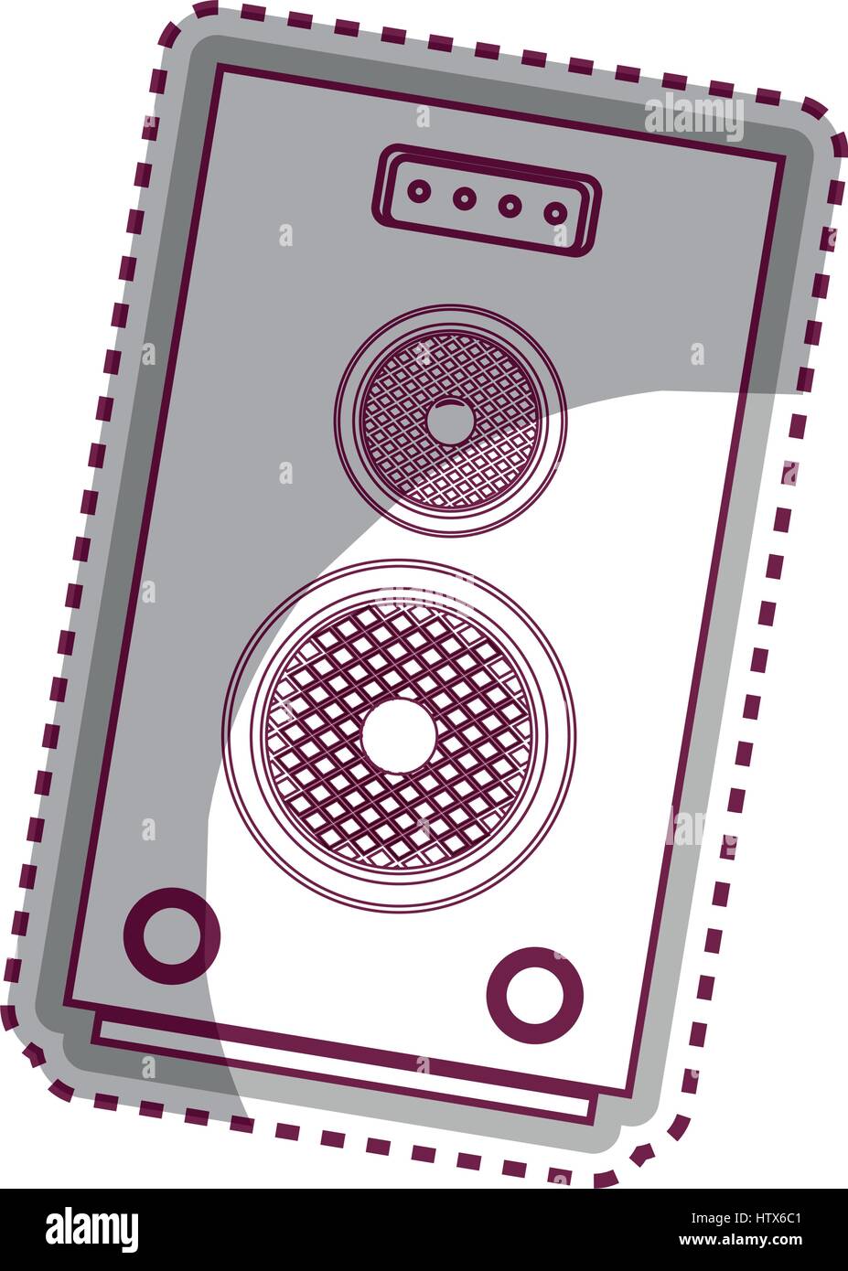 speaker sound device icon Stock Vector Image & Art - Alamy
