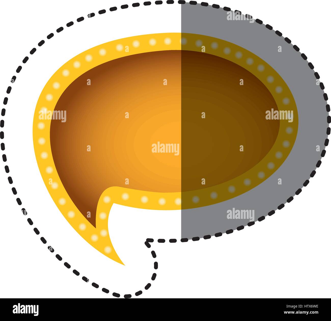 color oval chat bubble icon Stock Vector Image & Art - Alamy
