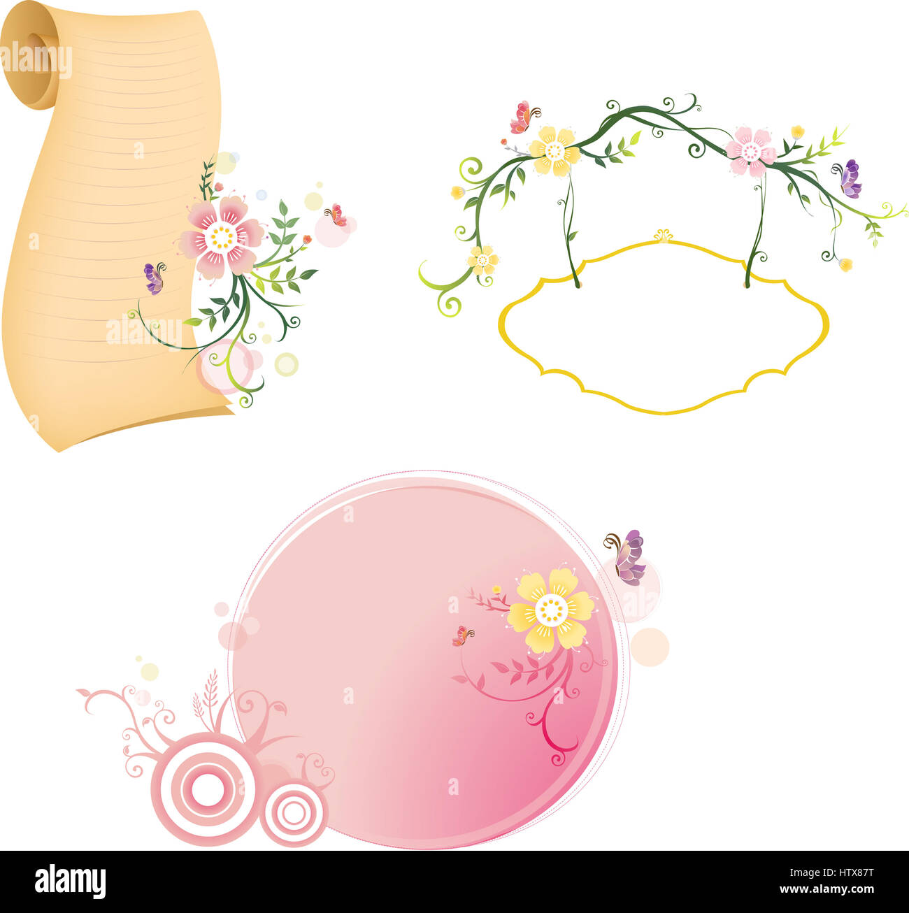 Romantic Language Of Flowers 2 Stock Photo Alamy
