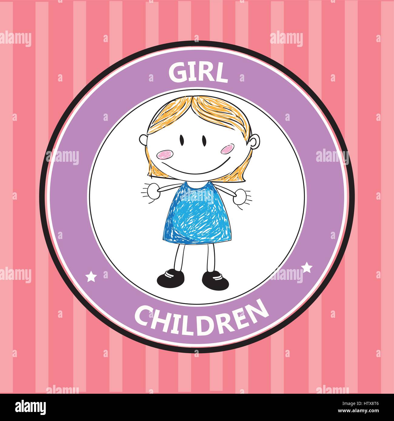 Friend design over pink background vector illustration Stock Vector ...