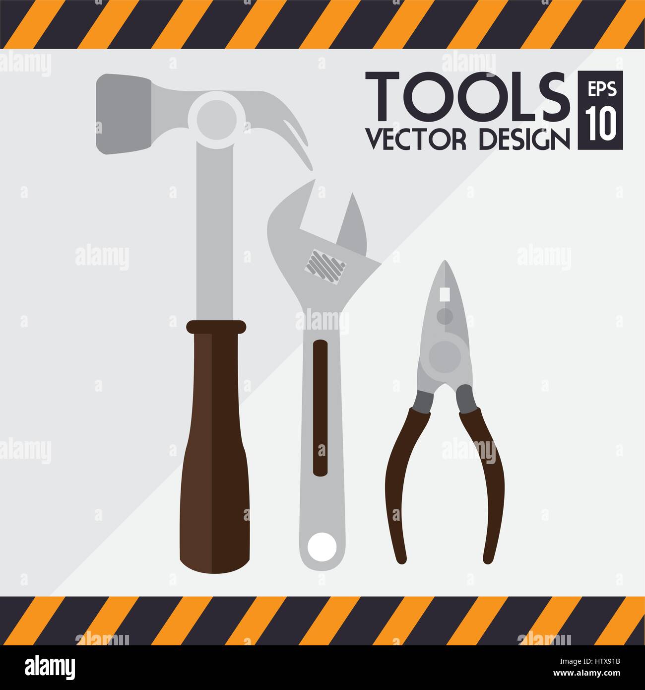 Construction design over white background vector illustration Stock ...