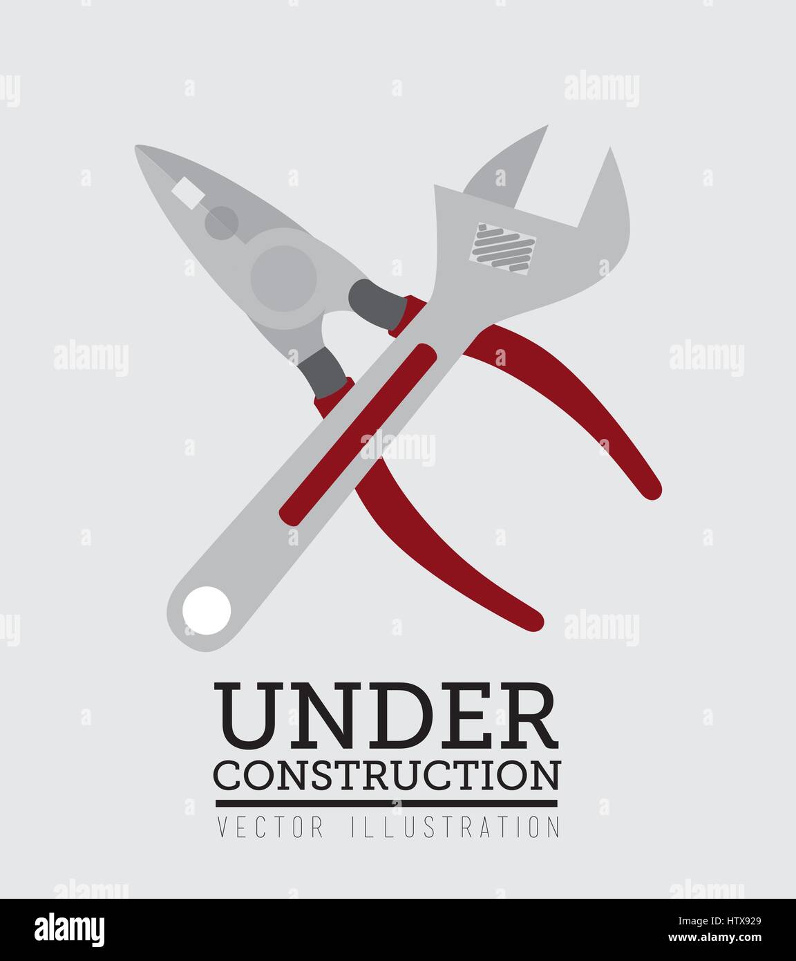 Construction design over white background vector illustration Stock ...