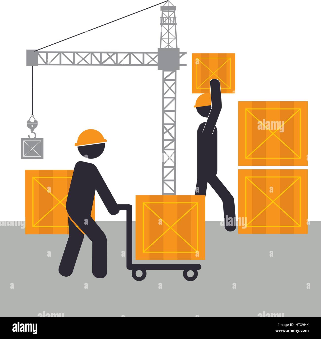 Construction design over white background vector illustration Stock ...